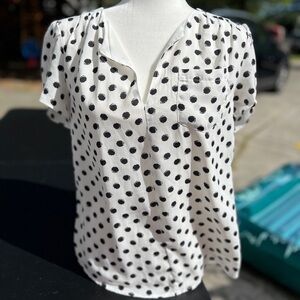 Polka dot blouse stitch fix